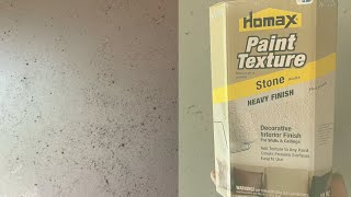 Homax Stone Paint Texture Review [upl. by Heinrike]