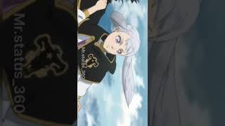 Asta😤Noelle love WhatsAppstatusstatus anime blackclover edit shorts love animeedit anirudh [upl. by Bocaj]