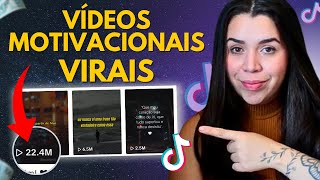 Como CRIAR VÍDEOS MOTIVACIONAIS e fazer MILHÕES de Visualizações no TIKTOK SHORTS e REELS [upl. by Campos]