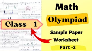 Math Olympiad Class 1 Sample Paper  Olympiad Exam for Class 1 Class 1 Math Olympiad  IMO Class 1 [upl. by Cita]