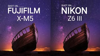 Fujiflim XM5 VS Nikon Z6 III Camera test Comparison [upl. by Dnalrah]