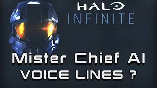 Halo Infinite Multiplayer  Mister Chief AI Voice Lines No Background Noise [upl. by Laurinda11]