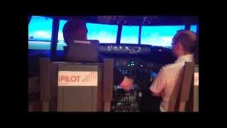 IPilot Westfields London 737 Simulator Visual Landing [upl. by Nomead]