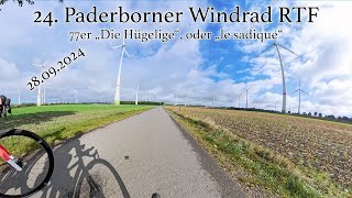 Windpark RTF  quotDie Hügeligequot oder auch quotle sadiquequot  RSG Paderborn 99 eV 28092024 77km [upl. by Rebmit]