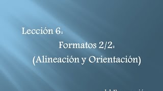 Excel 2013 Básico 6 Formato de celdas 22 [upl. by Holladay]