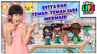 DISTA JADI MERMAID BARENG TEMENTEMEN🤩 SERU BANGET BERENANGNYA😁 gaming viralvideo [upl. by Nonnahsed]