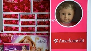 Opening And Reviewing American Girl Isabelle  Whole Collection Part 1 [upl. by Acinelav]