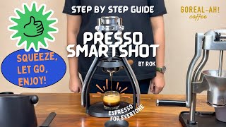 Presso SmartShot by ROK Espresso for everyone  Step by step guide how to use [upl. by Harbed]