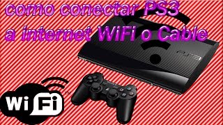 Como conectar PS3 a internet [upl. by Assed]