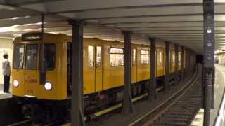 UBahn Berlin  UBahnhof TheodorHeussPlatz U2 HD 1080p [upl. by Redan]