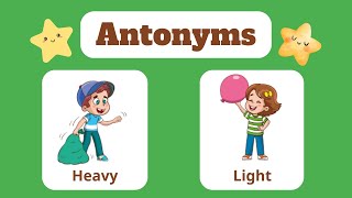 List of Antonyms  Opposite Words  Basic English Learning [upl. by Marlow]