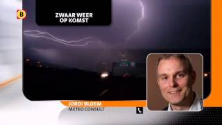 Onweer in Brabant storm en regen [upl. by O'Donovan]