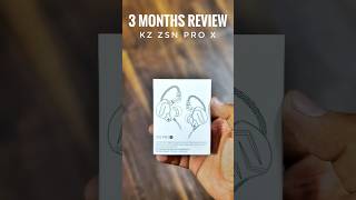 kz zsn pro x  earphones  3 months review  headphones techjacky zsnprox [upl. by Zere139]