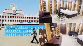 IRCTC Retiring room  Maharaja Suite Room Charges Varanasi Railway Station Room Details [upl. by Gilcrest269]