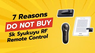 DONT BUY SK SYUKUYU RF Remote Control Before Watching This 🚫📚 7 Reasons [upl. by Ttelracs371]