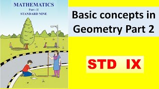 Basic Concepts in Geometry Class 9th I Basic concepts in geometry std 9 Practice set 11 [upl. by Nitza979]