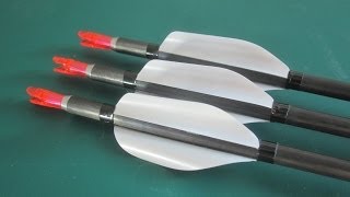 An alternative but reliable way to fletch SPIN WING VANES [upl. by Peppie]