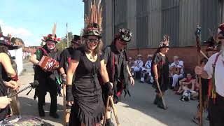 Styx of Stroud Border Morris dance quotSeptember 4thquot during Bromyard Folk Festival 2023 [upl. by Egor186]