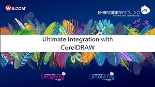 EmbroideryStudio e4  Ultimate Integration with CorelDRAW [upl. by Olshausen]