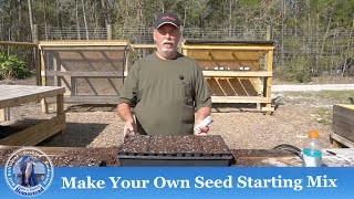 How to Make Your Own Seed Starting Mix  DIY [upl. by Maclay]