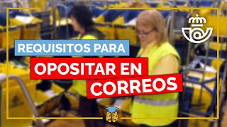 ✅ Requisitos para Opositar en CORREOS [upl. by Akinehc]