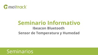 Ibeacon Bluetooth Temperatura y Humedad [upl. by Erastatus]