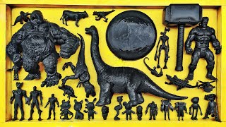 Dinosaurus Jurassic World Dominion  T rex Spider Man KingKong KingGidorah SkibidiBrachiosaurus [upl. by Ladd]