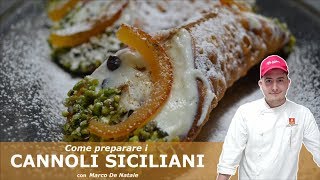 Come preparare i CANNOLI SICILIANI  Ricetta originale [upl. by Kalinda]