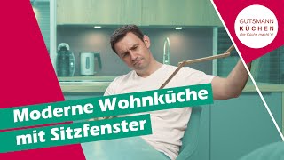 Zeitloses  wohnliches Küchendesign mit Sitzfenster umgesetzt mit Häcker Küchen [upl. by Venezia]