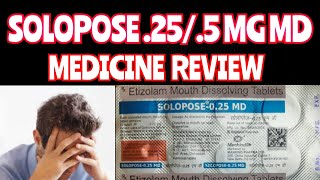 SOLOPOSE 025  05 MG MD Medicine Review  Mankind Pharma Ltd  सोलोपोस 025 के Uses Side effects [upl. by Pettit]