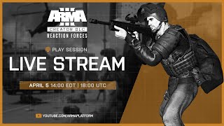 Arma 3 Creator DLC Reaction Forces Play Session Live Stream  quotCashpointquot Scenario [upl. by Soraya69]