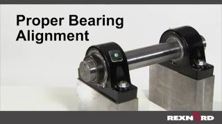 Proper Bearing Alignment with Rexnord [upl. by Eldredge]