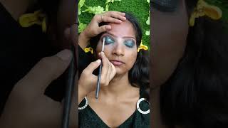 Dark green smokey eye makeup tutorial [upl. by Aneeras]