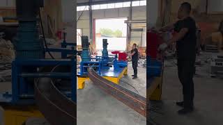 Square steel bending process Good tools and machinery can increase work efficiency [upl. by Ardiek]