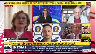 Europarlamentarul Maria Grapini susține că sistemul de salarizare în instituțiile statului [upl. by Lorenzana127]