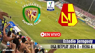 JAGUARES VS TOLIMA En Vivo Hoy 🔴 Liga Betplay 2024 ll Fecha 6 Partido en vivo [upl. by Nevetse]