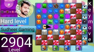 Candy crush saga level 2904 । Hard level । No boosters । Candy crush saga 2904 । Sudheer Gaming [upl. by Vashti634]