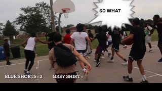 I hosted my first park takeover🏀😧 Got heated😳 [upl. by Lewie]