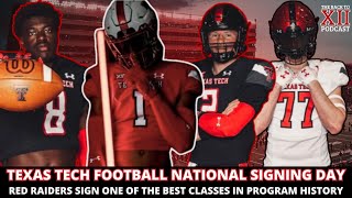 Texas Tech Football Recruiting News 2023 National Signing Day Recap College Football [upl. by Hedva]