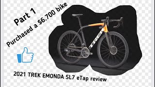 2021 Trek Emonda SL7 ETap Review [upl. by Yeargain477]