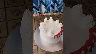 easy and quick Cake decoration tutorialcakerecipeanniversarycake design♥️lovethemecakeytshorts [upl. by Yrrol]