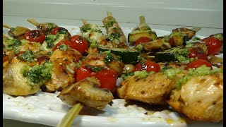 BROCHETAS VARIADAS Y SALSA ESPECIAL [upl. by Lotty]