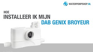 DAB Genix Broyeur Hoe te installeren [upl. by Kaitlin]