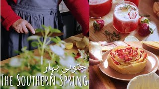 9  The Southern Spring 🌿🍓  جنوبی بہار  NSW Bush  Floral Strawberry Delicacy  Surprise Drink [upl. by Pasahow]