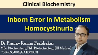 Inborn Error in Metabolism  Homocysteinuria HCU [upl. by Cassey]