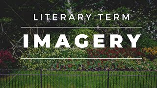 LITERARY TERM IMAGERY  WHAT IS IMAGERY [upl. by Atinihs]