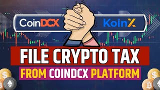 CoinDCX crypto tax calculation made easy With KoinX  Step by Step Process  CoinDCX 🤝 getkoinx [upl. by Mussman]