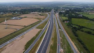 A30 Completion Drone Footage 24th June 2024 Carland Cross to Chiverton [upl. by Ellenar821]