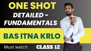 ONE SHOT  Detailed  Fundamentals  Partnership  Class 12 [upl. by Jyoti]