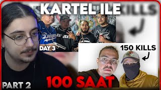 Baso quotMEKSIKA KARTELLERI ILE 100 SAATquot İZLİYOR PART 2 YourFellowArab [upl. by Nahtanaoj]